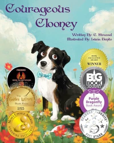 Courageous Clooney by Christina Strassel book cover