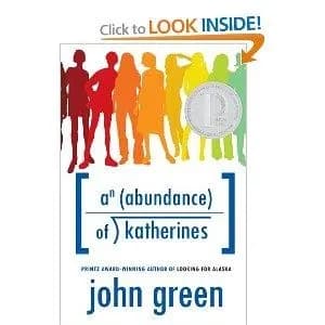 An Abundance of Katherines by John Green - book cover